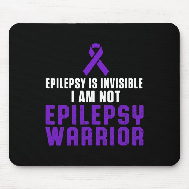 Tapis De Souris Epilepsy Awareness Fun Healthcare Epileptic Warrio (Devant)