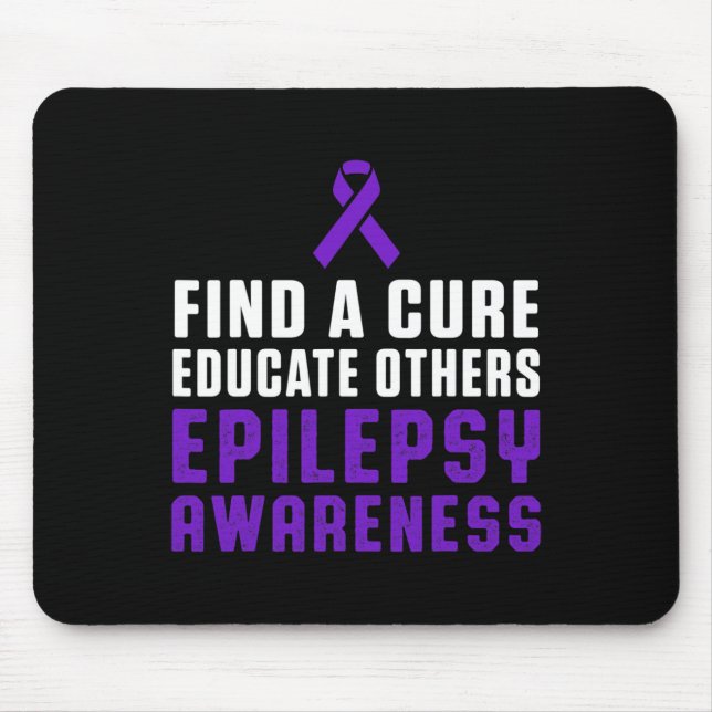 Tapis De Souris Epilepsy Awareness Fun Healthy Epileptic Warrior S (Devant)