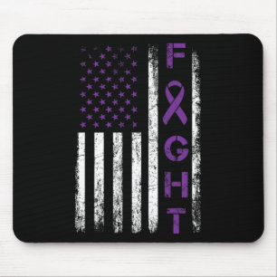 Tapis De Souris Epilepsy Fighter USA Drapeau - Fight Epilepsy Awar