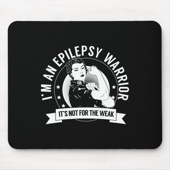 Tapis De Souris Epilepsy Warrior NFTW - Sensibilisation à l'épilep (Devant)