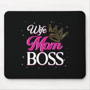 Tapis De Souris Épouse maman patronne _ maman maman _ fête des mèr