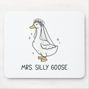 Tapis De Souris Épouse Pour Être Mariage Épouse Silly Épouse Goose