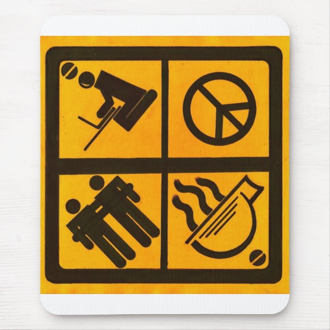 Tapis De Souris Équilibre d'université (Devant)