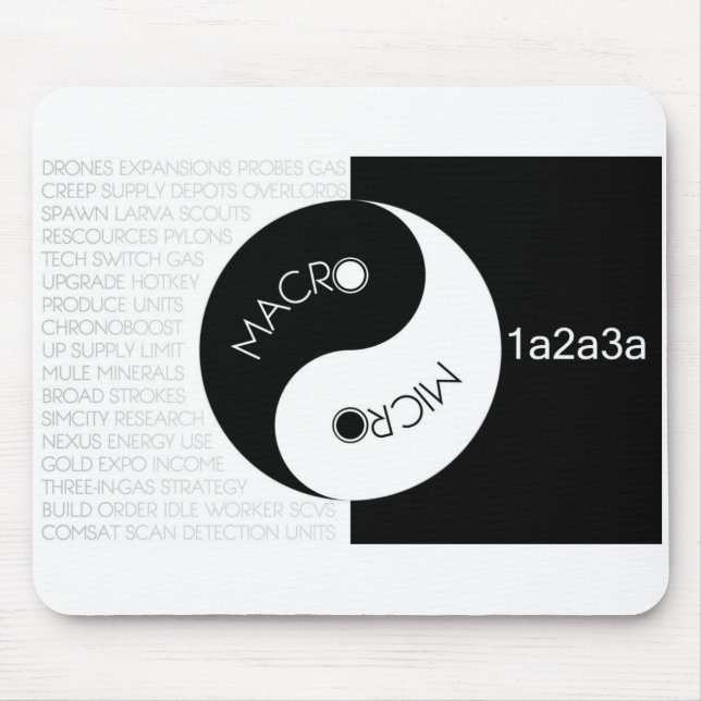 Tapis De Souris Équilibre micro-macro 1a2a3a Mousepad (Devant)