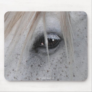 Tapis De Souris Equin-photo de l'oeil du cheval Mousepad