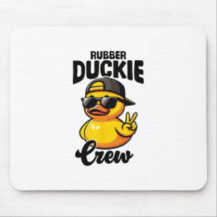 Tapis De Souris Équipage de canard en caoutchouc Caneton cool Cana