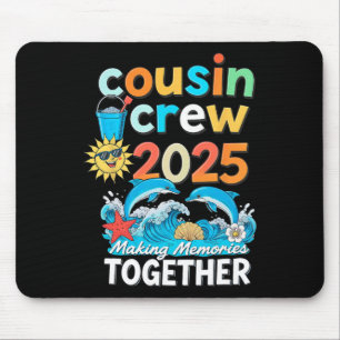 Tapis De Souris Équipage de cousins 2025 Voyages en famille Corres