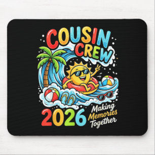 Tapis De Souris Équipage de cousins 2026 Vacances Souvenirs d'été