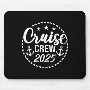 Tapis De Souris Équipage de croisière 2025 Vacances à la voile Gro
