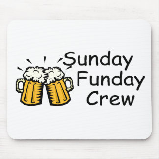 Tapis De Souris Équipage de dimanche Funday (bière)