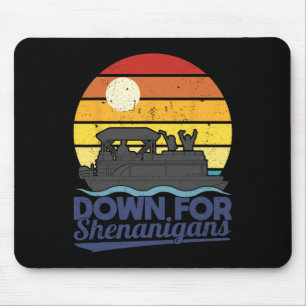 Tapis De Souris Équipage de fête du bateau ponton pour des mauvais