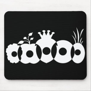 Tapis De Souris Équipage Mousepad d'horloge