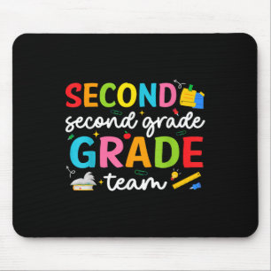 Tapis De Souris Équipe 2e année 2e année Enseignant Squad Retour à