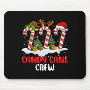 Tapis De Souris Équipe Bonbon de Noël Famille Drôle Apparié Pa