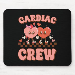 Tapis De Souris Équipe cardiaque Infirmière cardiaque Echo Tech Jo