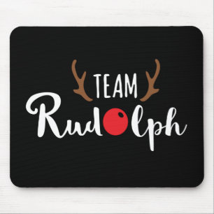Tapis De Souris Équipe cycliste Rudolph Motif de Noël