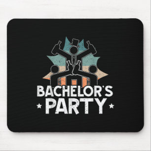 Tapis De Souris Équipe de boisson de Bachelor buvant de la bière d