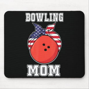 Tapis De Souris Équipe de bowling MOM Joueurs et cadeau pour Bowli