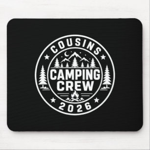 Tapis De Souris Équipe de camping des cousins 2026 camp d'été homm