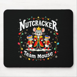 Tapis De Souris Équipe de casse-noisettes de Noël Souris Soldat dr
