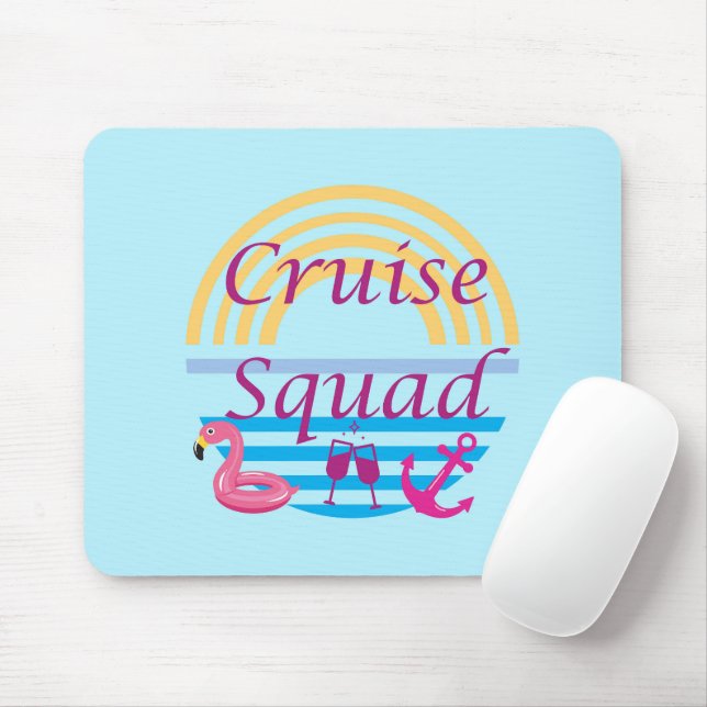 Tapis De Souris Équipe de croisière (Avec souris)