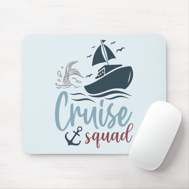 Tapis De Souris Équipe de croisière (Avec souris)