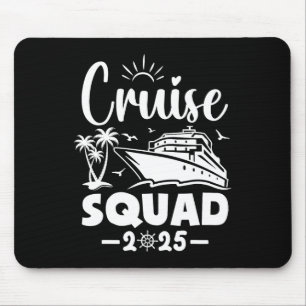 Tapis De Souris Équipe de croisière 2025 Vacances Famille assortie