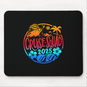 Tapis De Souris Équipe de croisière 2026 Famille Amis Vacances Cor