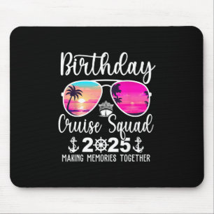Tapis De Souris Équipe de croisière d'anniversaire 2025 Croisière