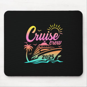 Tapis De Souris Équipe de croisière de vacances d'été 2025 Corresp