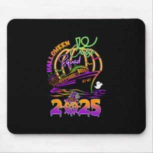 Tapis De Souris Équipe de croisière Halloween 2025 Croisière famil