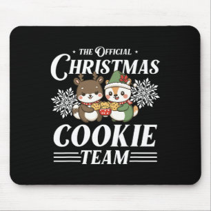 Tapis De Souris Équipe de cuisine de Noël Funny X-mas Animaux
