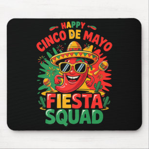 Tapis De Souris Équipe de fête Cinco De Mayo Drôle Mexicain 5 De M