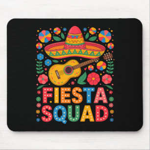 Tapis De Souris Équipe de fête Cinco De Mayo Faisons la fête Homme