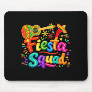 Tapis De Souris Équipe de fiesta - famille mexicaine du cinq mai F