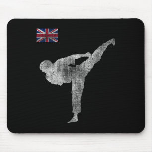 Tapis De Souris Équipe de karaté arts martiaux Mma kick Angleterre
