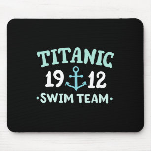 Tapis De Souris Équipe de natation du Titanic 1912 Paquebot Titani