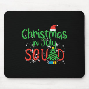 Tapis De Souris Équipe de Noël de juillet Xmas d'été Famille Wome