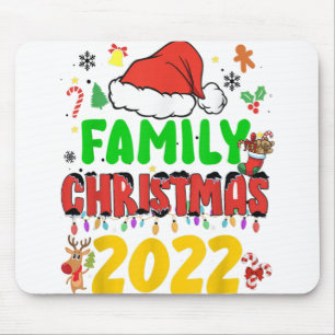 Tapis De Souris Équipe de Noël familiale Père Noël Elf Squad Paj