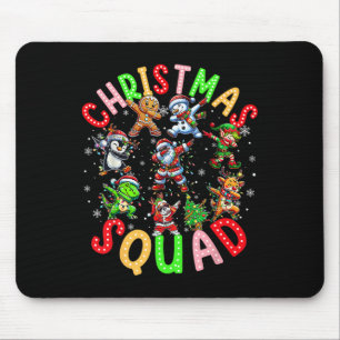 Tapis De Souris Équipe de Noël Santa Elf Squad Xmas Famille Corres