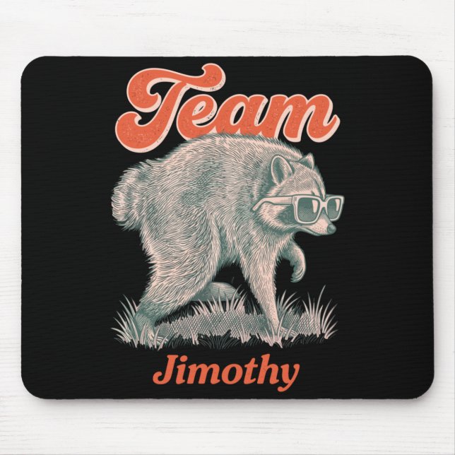 Tapis De Souris Équipe de panda de déchets drôles de Jimothy pour  (Devant)