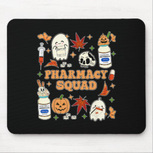 Tapis De Souris Équipe de pharmacie drôle Halloween Pharmaciste Te