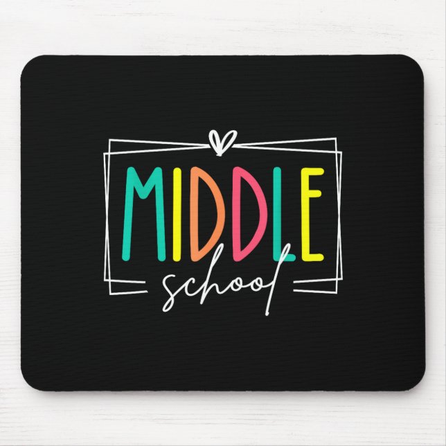 Tapis De Souris Équipe de professeur de collège équipe de rêve élè (Devant)