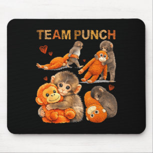 Tapis De Souris Équipe de punch de bébé singe punch 