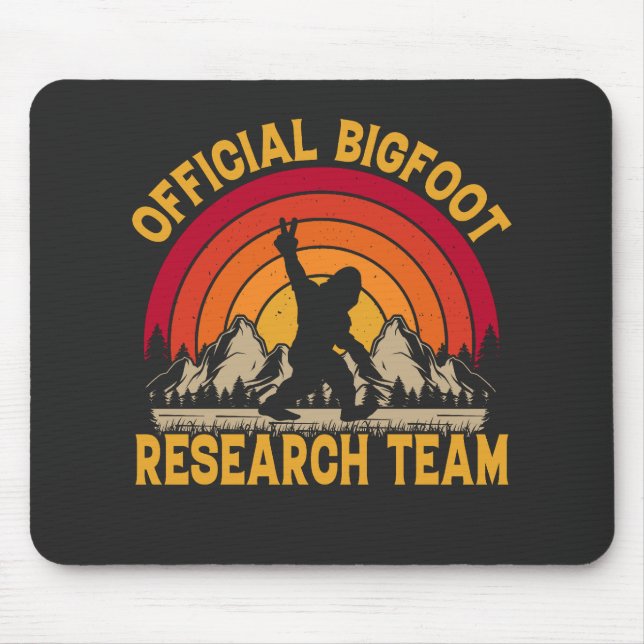 Tapis De Souris Équipe de recherche originale de Bigfoot (Devant)