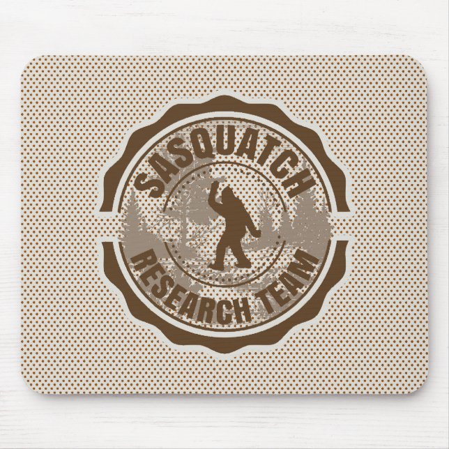 Tapis De Souris Équipe de recherche sur le cryptide Sasquatch (Devant)