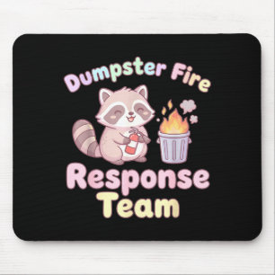 Tapis De Souris Équipe de réponse aux incendies de benne Raton lav