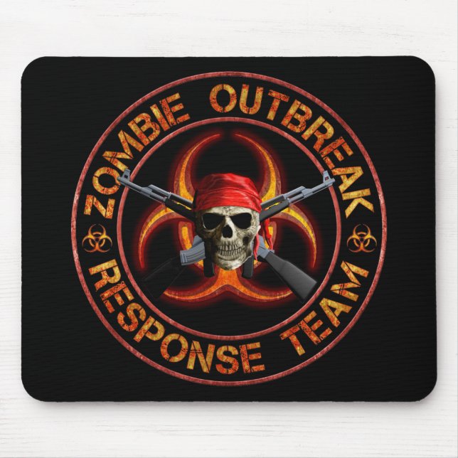 Tapis De Souris Équipe de réponse de zombi (Devant)