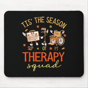 Tapis De Souris Équipe de rétro-thérapie Slp Ot Pt Team Automne Ph