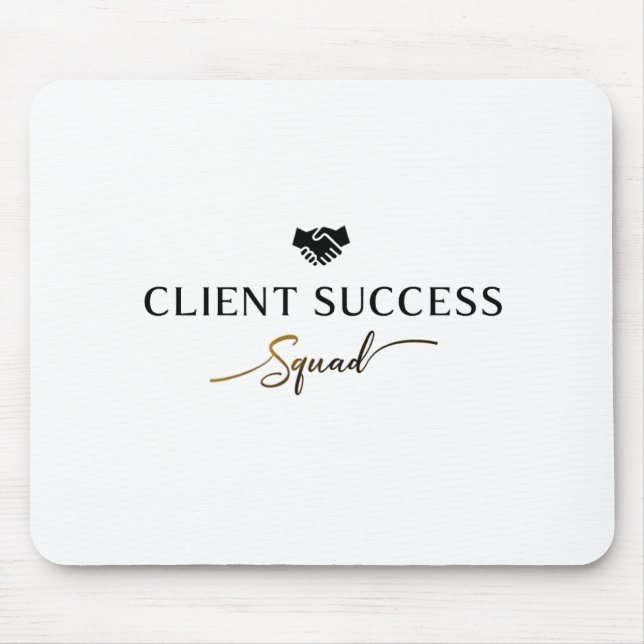 Tapis De Souris Équipe de réussite client  (Devant)